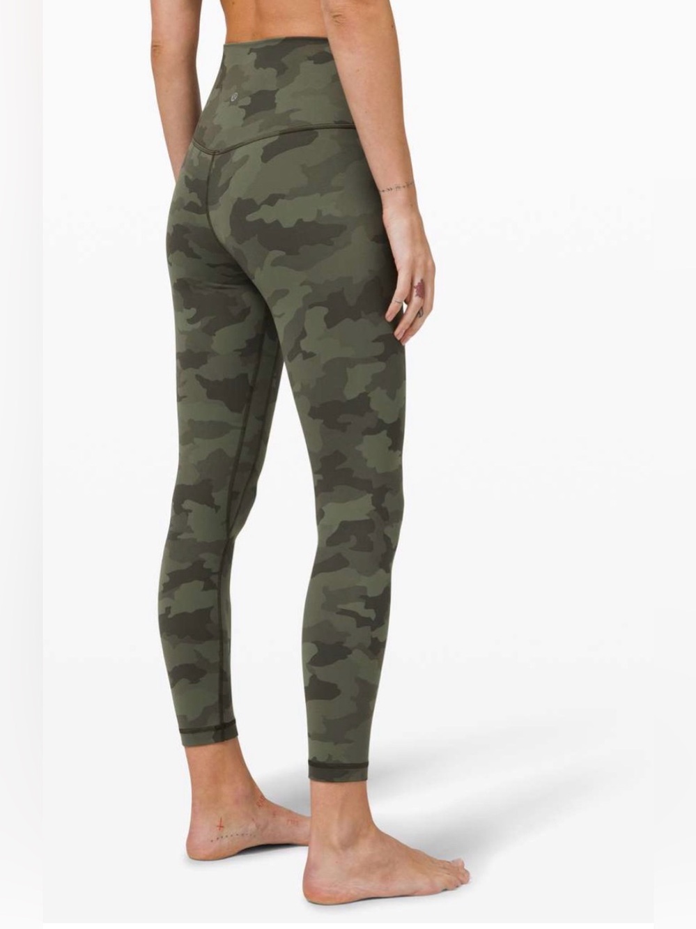 lululemon athletica Green Camo High-Rise Leggings